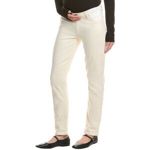Hudson Jeans Womens Jeans Maternity Lana Egret The Boyfriend Jean, White